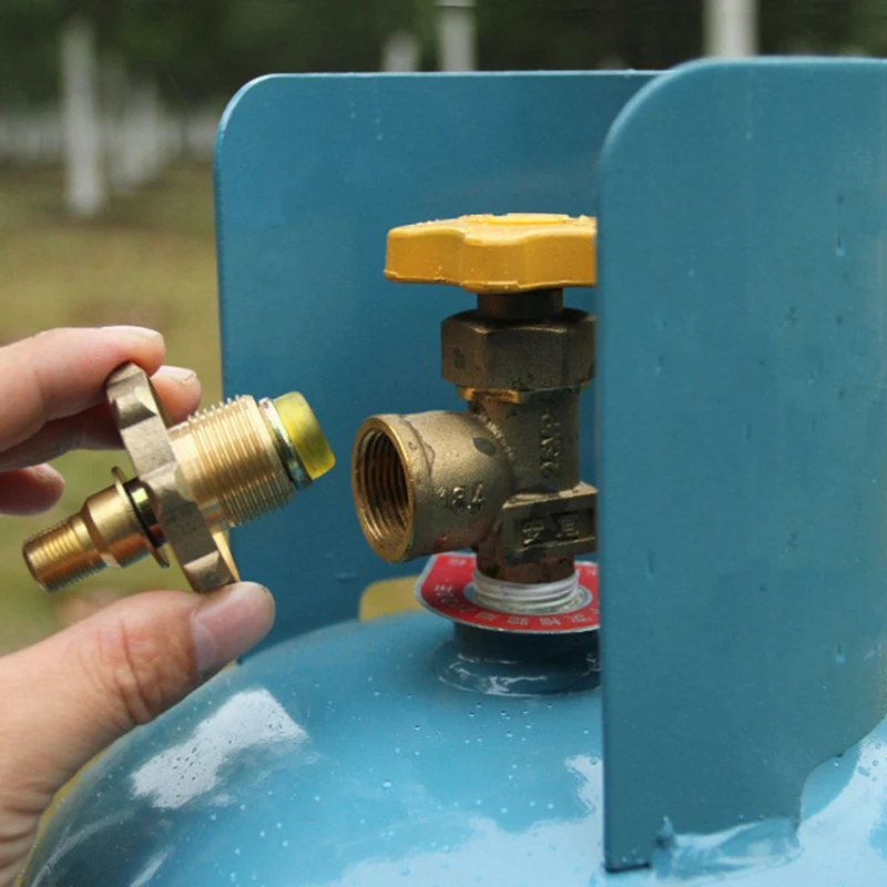 Наружная печь сжиженного газа цилиндр один из двух соединительных линий газовый