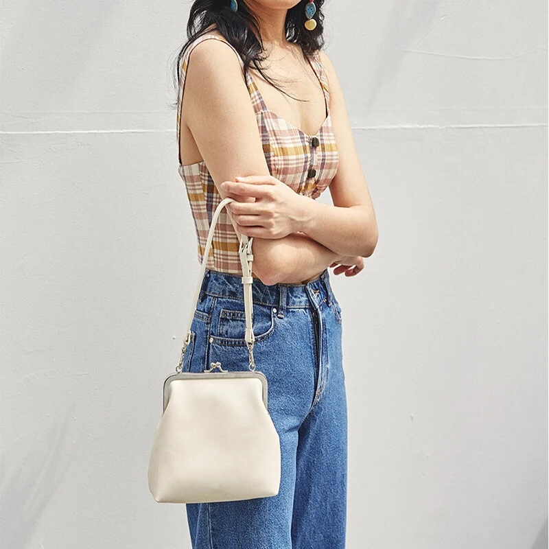 Винтажная Модная белая женская сумка из искусственной кожи высокого качества