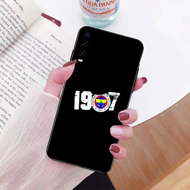 Чехол для телефона Turkey Fenerbahce Football черный чехол из ТПУ с корпусом Huawei P40 P30 P20 lite Pro