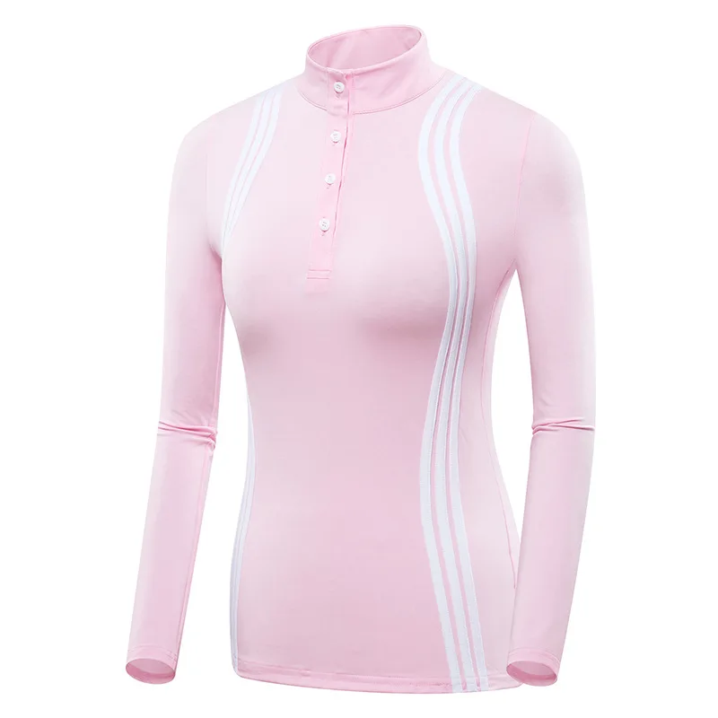 Одежда для гольфа женская осенняя и зимняя рубашка быстросохнущие футболки с