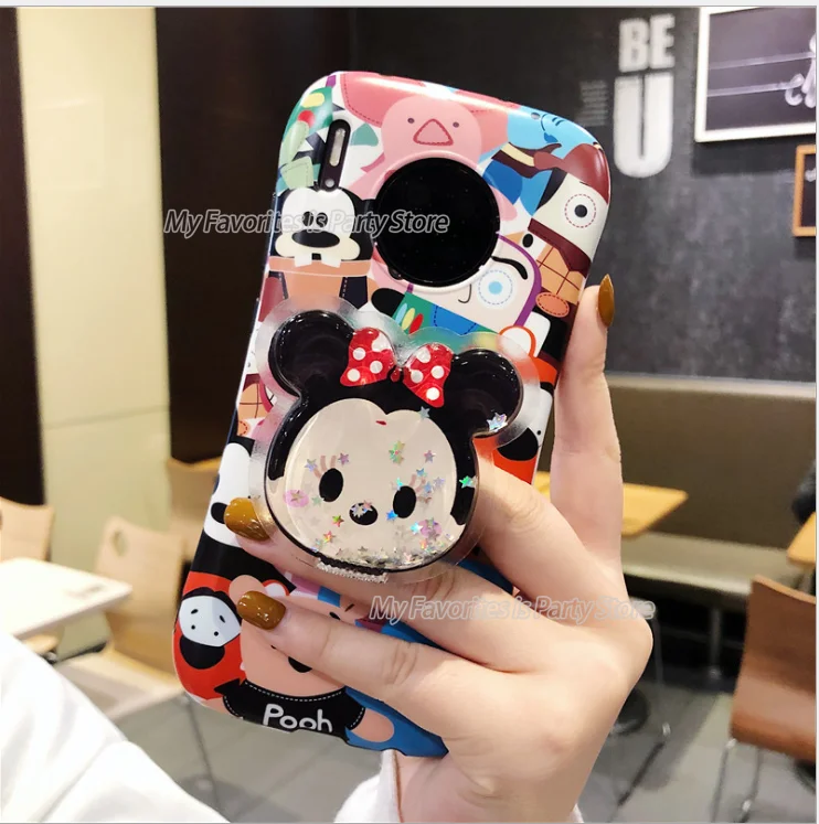 Disney Mobile Phone Case Mickey Minnie Mouse Cover Cartoon TPU Holder for Iphone 11 Pro Max 12 Mini Xs Xr 8plus | Дом и сад