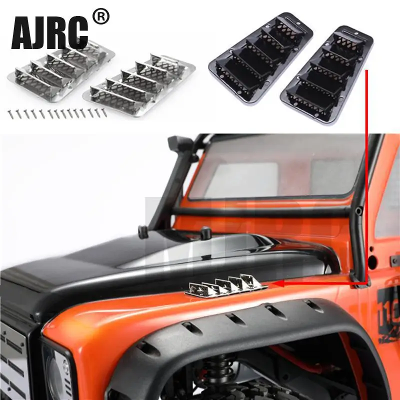Rc Car Air Filter Engine Large Flow Air Inlet Cover For Trax Trx4 Axial Scx10 Defender D90 D110 Series Rc Model Car Parts enlarge