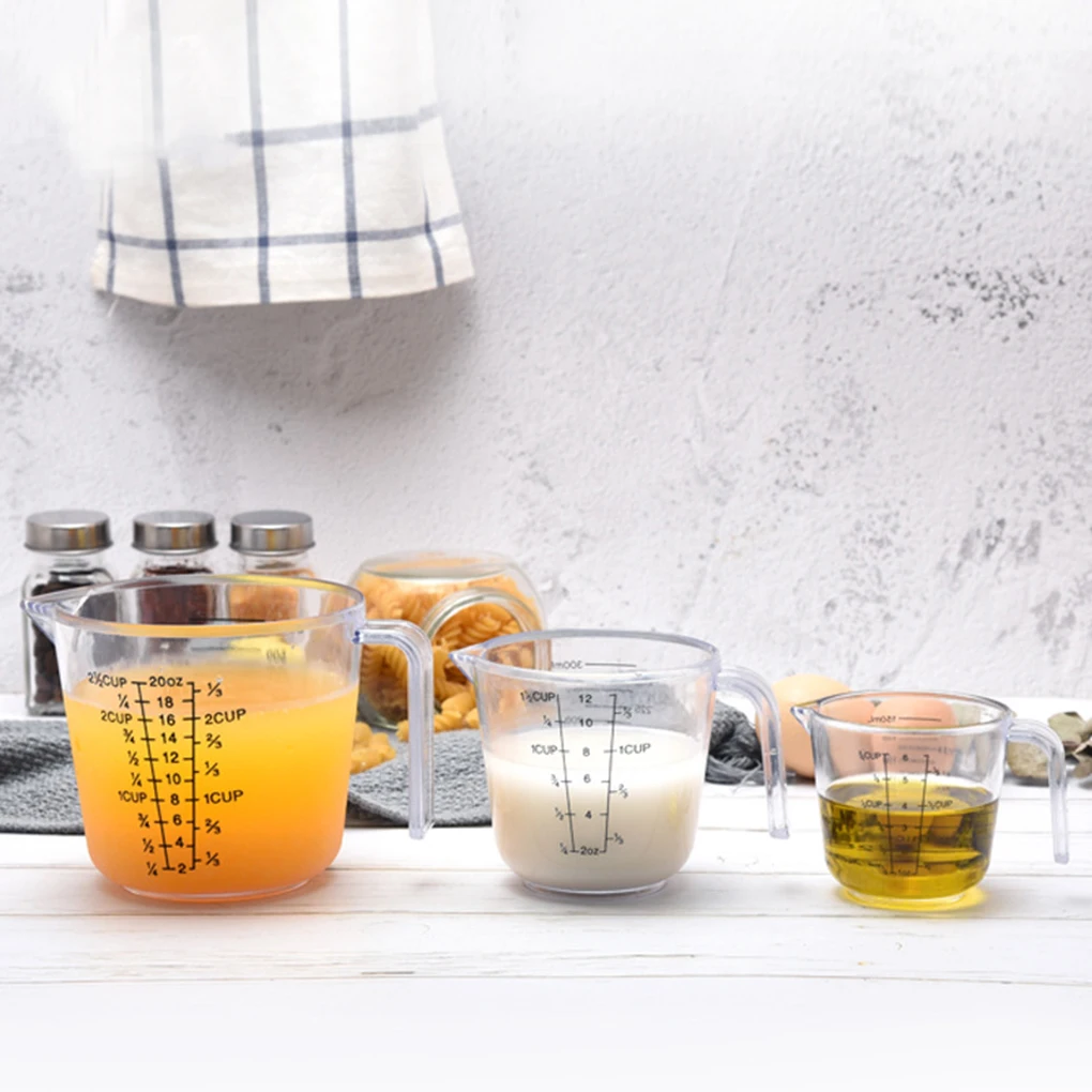 Пластиковые мерные чашки разные измерения мерный контейнер для жидкости|Мерные