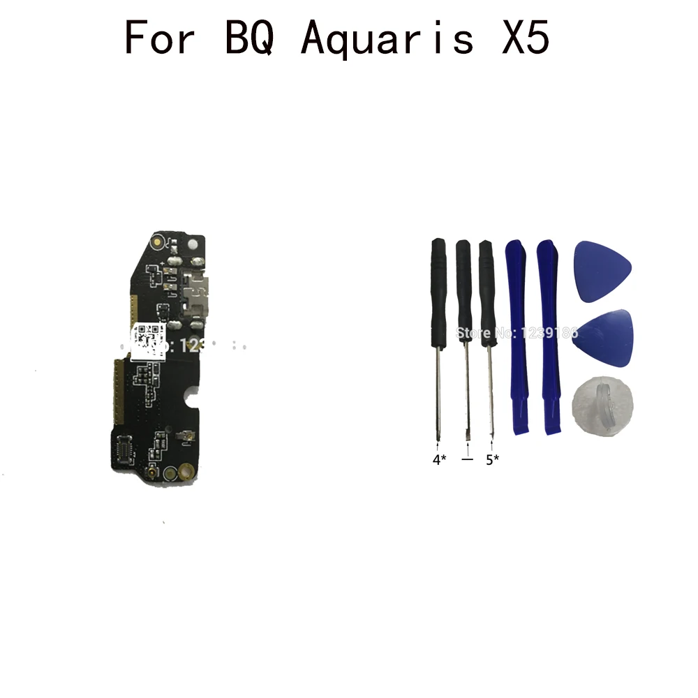 Зарядная плата для BQ Aquaris X5 с USB разъемом модуль платы зарядного устройства