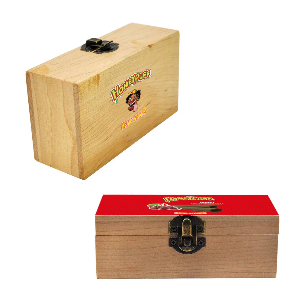 Деревянная коробка для хранения табака и трав honeysoфт Friut со вкусом с вращающимся