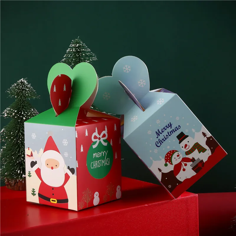 

Merry Christmas Decorations Gift Boxes Santa Claus Xmas Tree Packing Bags New Year 2021 Christmas Candy Bags Navidad 2021 kerst