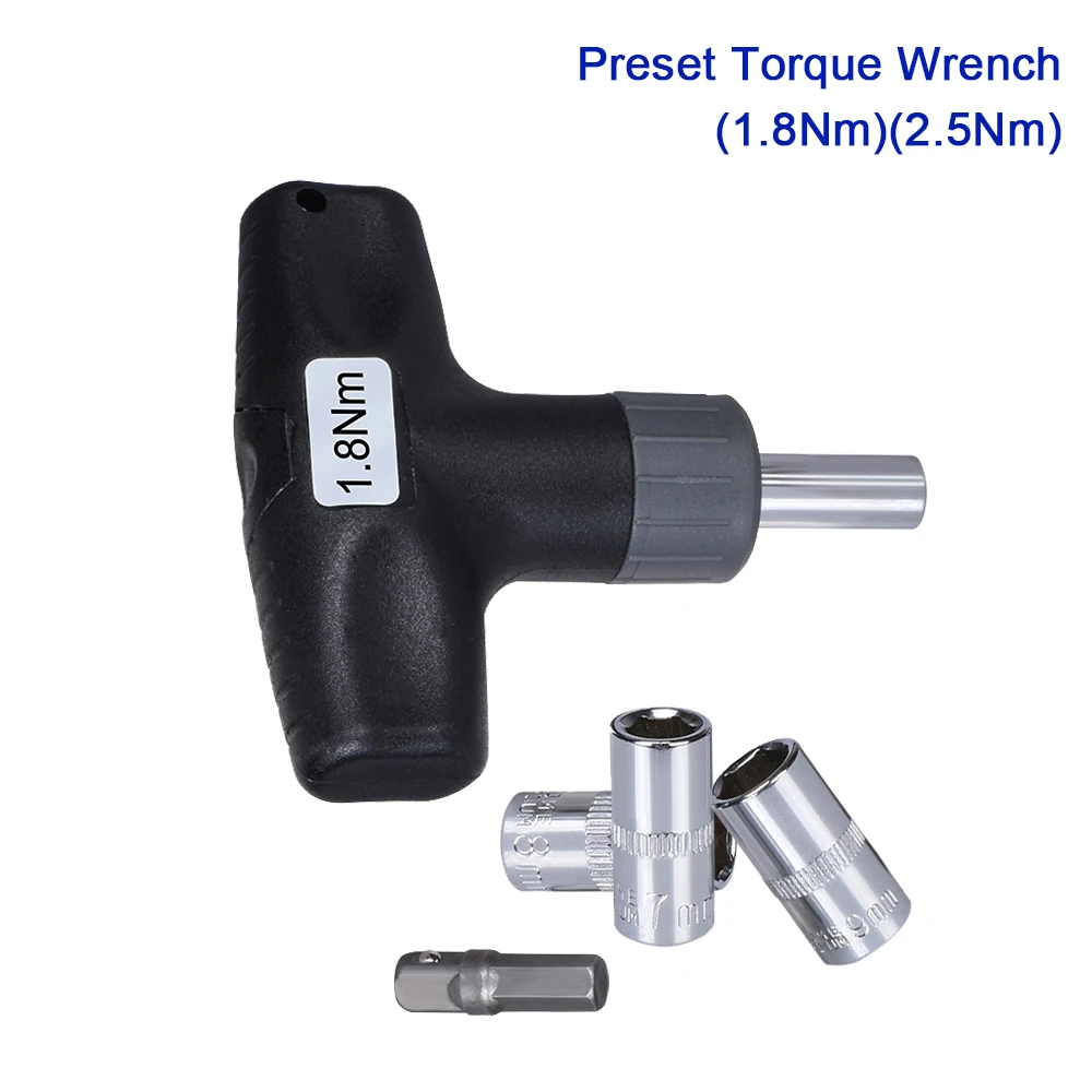 Предустановленный динамометрический ключ 1.8Nm 2.5Nm насадка Шестигранная