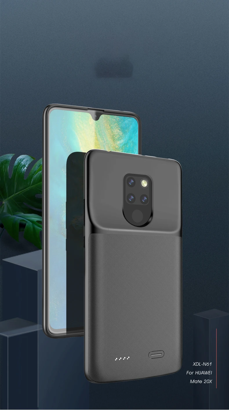 Новейший аккумулятор высокой емкости 6000 мАч для mate 20X5G, чехол для зарядки, внешний резервный блок питания, чехол для батареи телефона