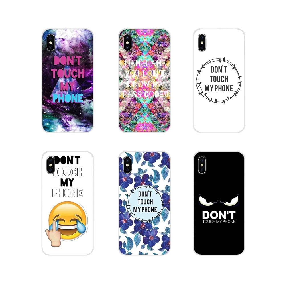 Для Samsung Galaxy J1 J2 J3 J4 J5 J6 J7 J8 плюс 2018 Prime 2015 2016 2017 не надписью don't Touch My Phone (не трогай