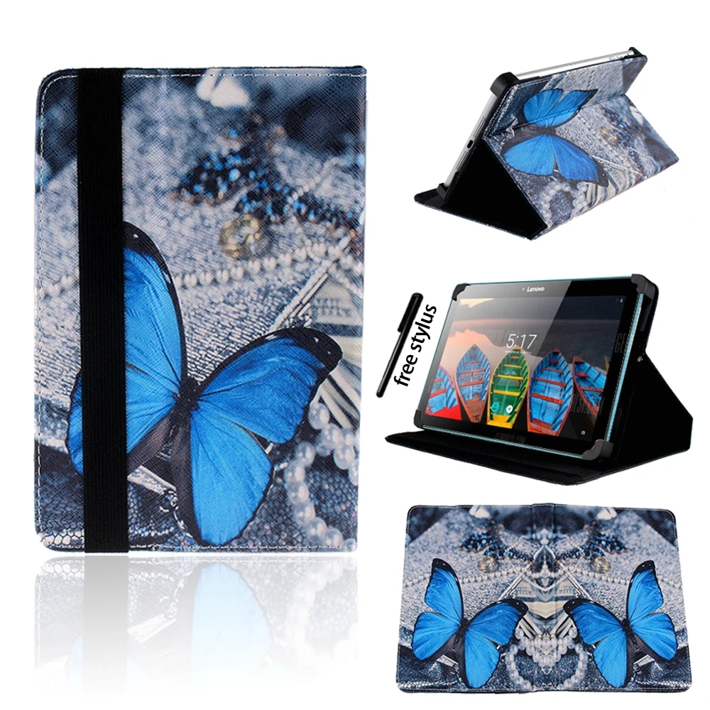 Ударопрочный многоцветный Регулируемый складной чехол-подставка для 7 &quot8&quot Lenovo