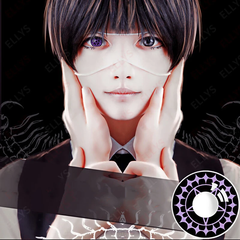 

Контактные линзы фиолетового цвета для косплея, 1 пара