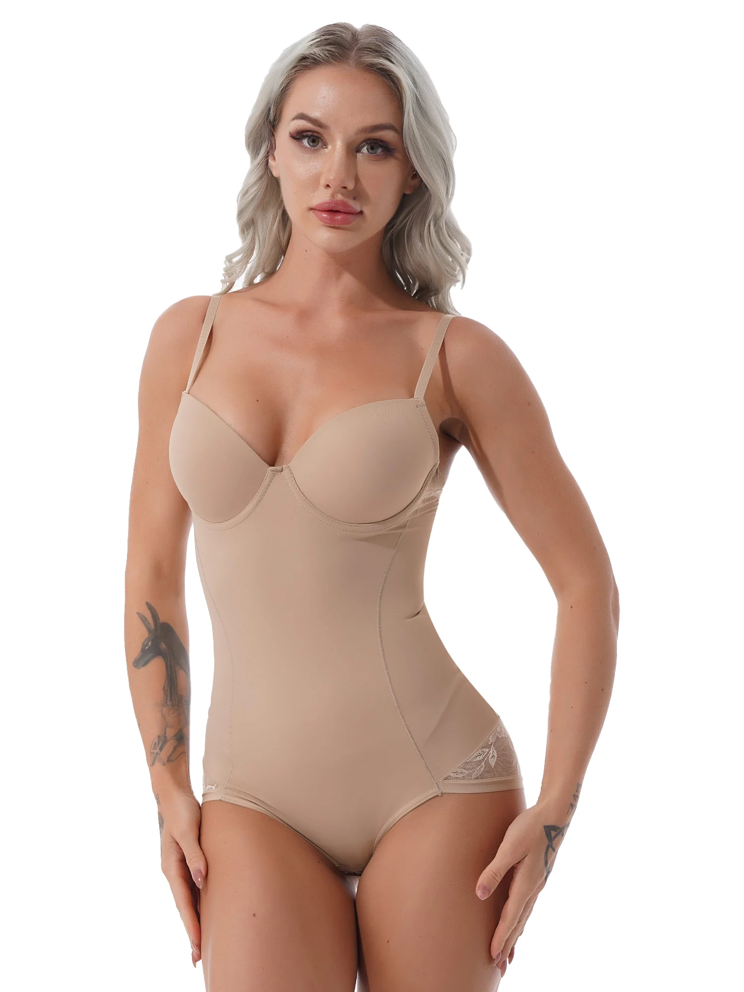 Женский цельный комбинезон с регулируемыми бретельками в стиле пэчворк из