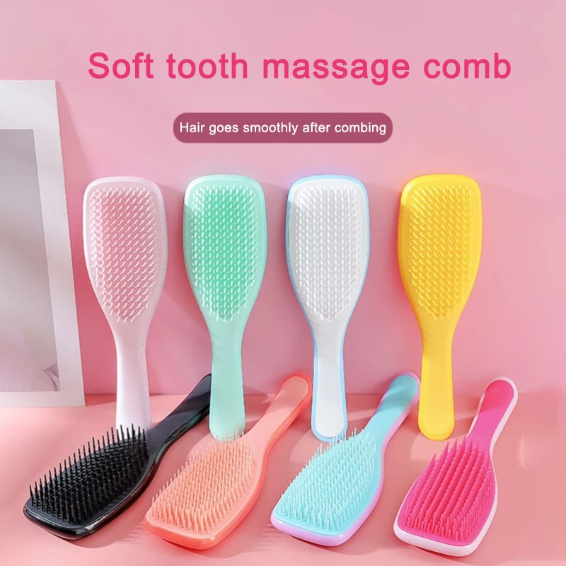 Щетка для волос щетка женский расчесыватель парикмахерской Массажер кожи головы