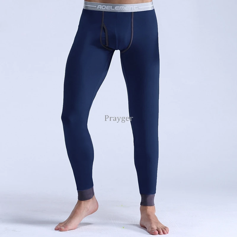 Men Thermal Underwear Winter Buttoms Breathable Modal Warm Body