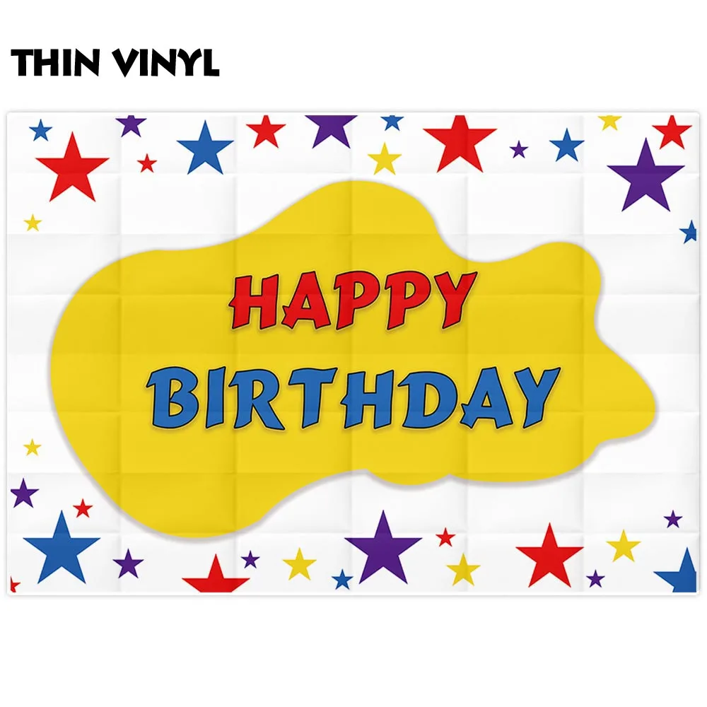 Allenjoy фоны для дня рождения красочные звезды современный дом простые украшения