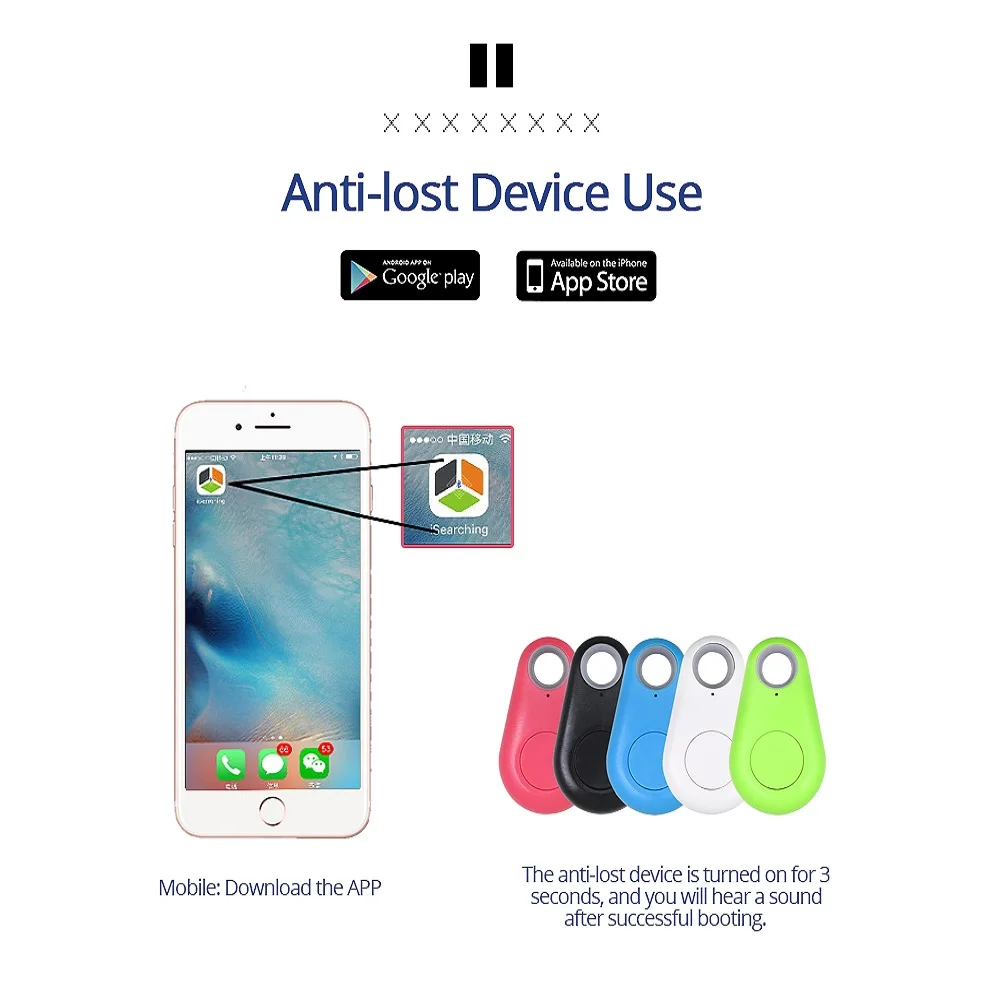 Умный трекер активности с Bluetooth 10 шт./лот беспроводной сигнализацией против