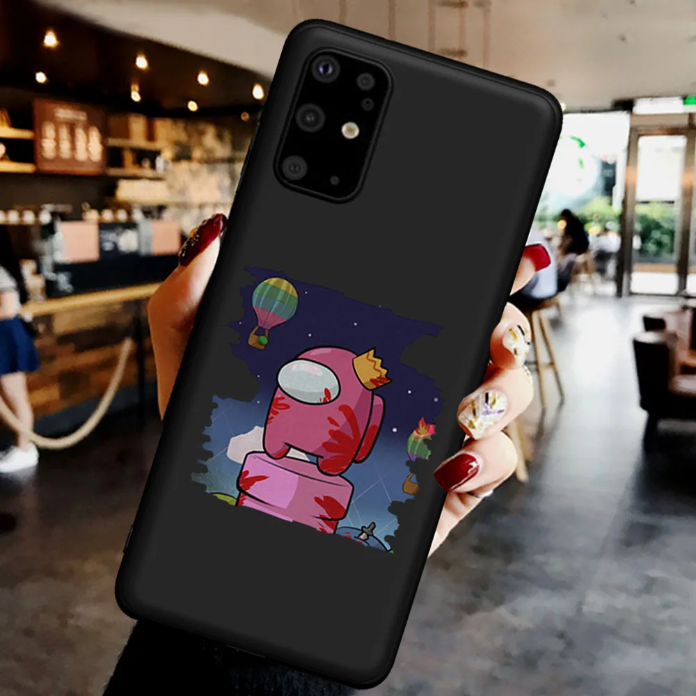 

Fashion Among us game Black Phone Case cover For Samsung S6 S7 S8 S9 S10 S11e S20 Plus Ultra M10 20 Note 8 9 10 20 Plus Coque