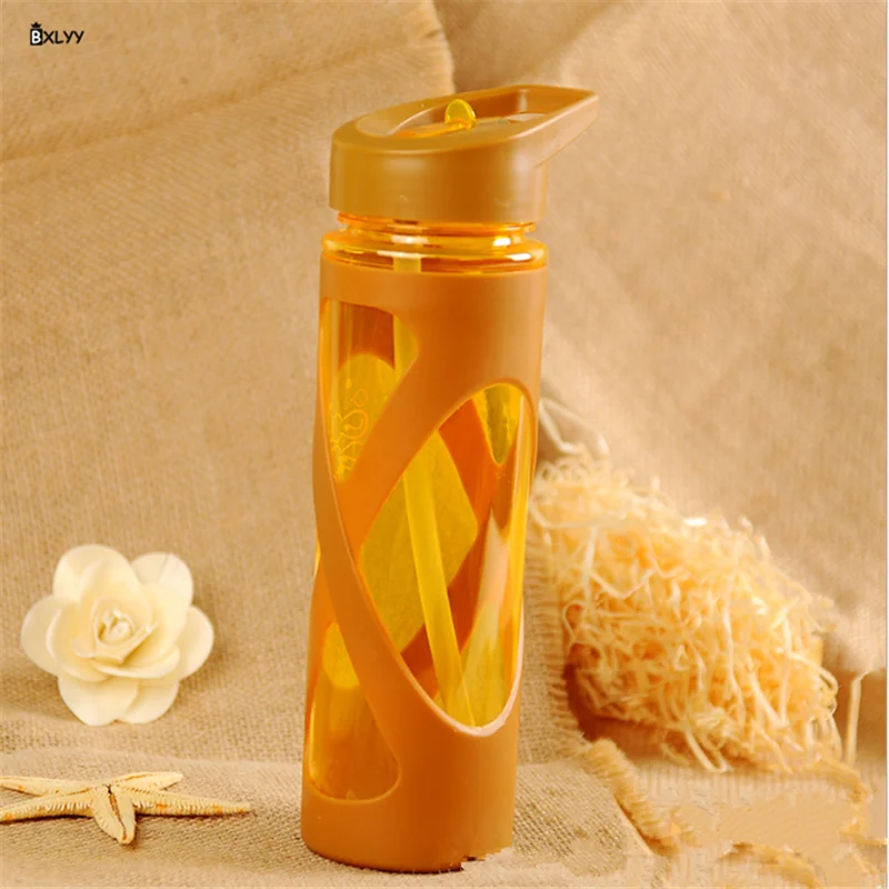 Герметичная герметичная соломинка 580 мл спортивная чашка пластиковая бутылка