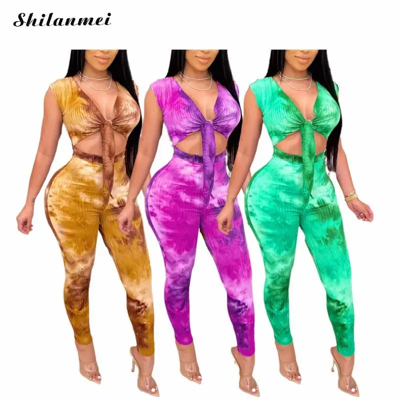 

Бандажный комбинезон для ночного клуба с v-образным вырезом и бантиком, праздничная одежда, праздничная одежда для леди, открытые сексуальн...