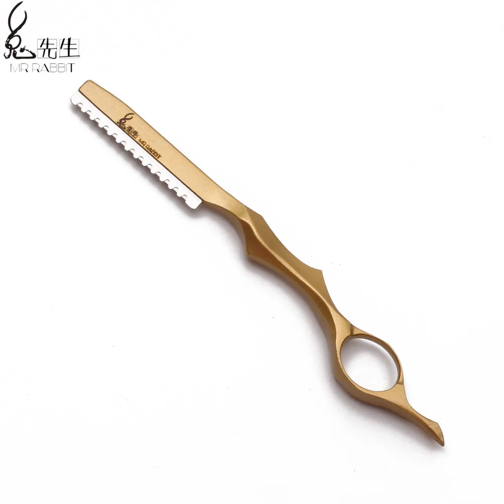 

M6100 Safety Hair Cutting Razors for Hairdresser's Steel Barber Salon Thinning Tools Scraping Eyebrow Knife Hair Thinning Knife