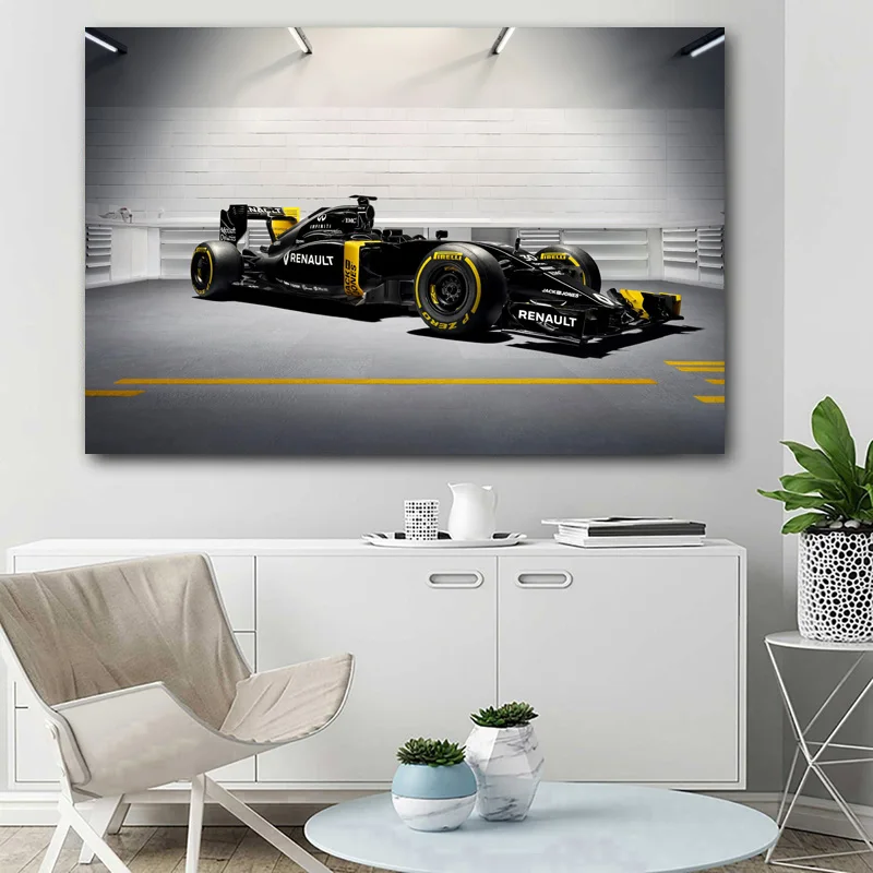 2016 Renaults RS16 F 1 Картина на холсте с изображением автомобиля Формула спортивных