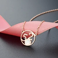 s925 sterling silver temperament simple style white shell pendant necklace fashion trend clavicle chain popular silver jewelry