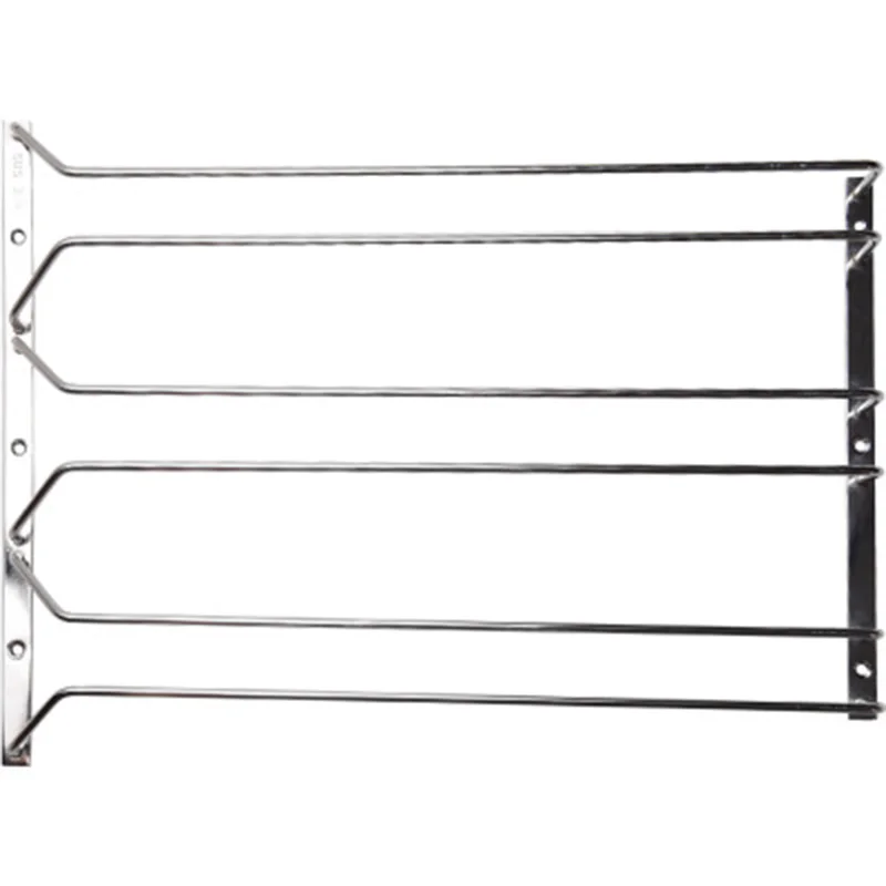 

Household Stainless Steel European Wine Rack Glass Holder Hanging Bar Living Room Goblet Rack Hanger Shelf Kitchen Tools