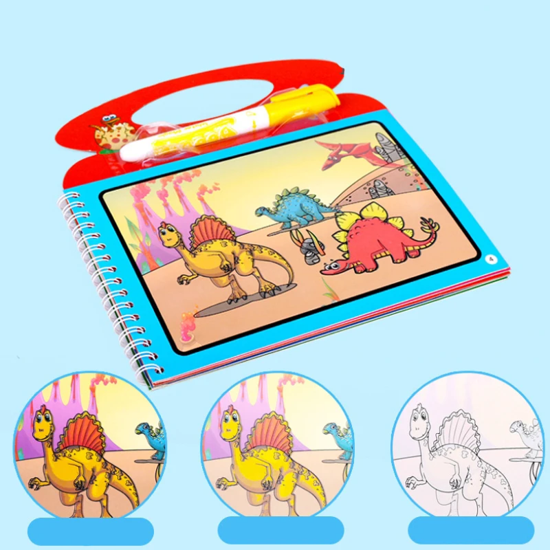 Творческий волшебный коврик для рисования водой раскрашивания волшебные ручки