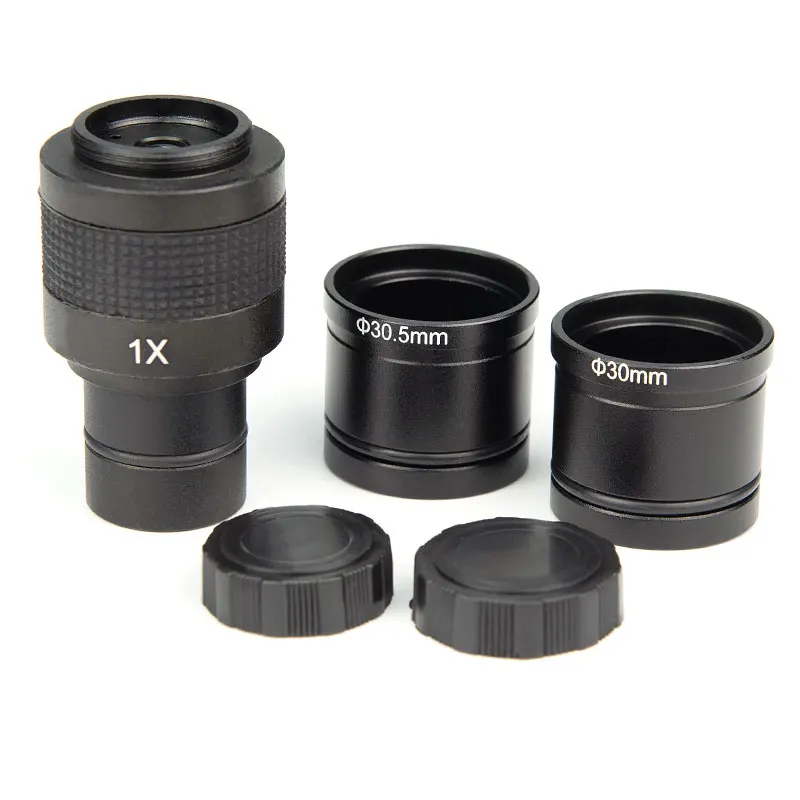 

1X C Mount binocular trinocular Microscope Adapter for CCD CMOS video Camera Digital Eyepiece Relay Lens 23.2mm 30mm 30.5mm