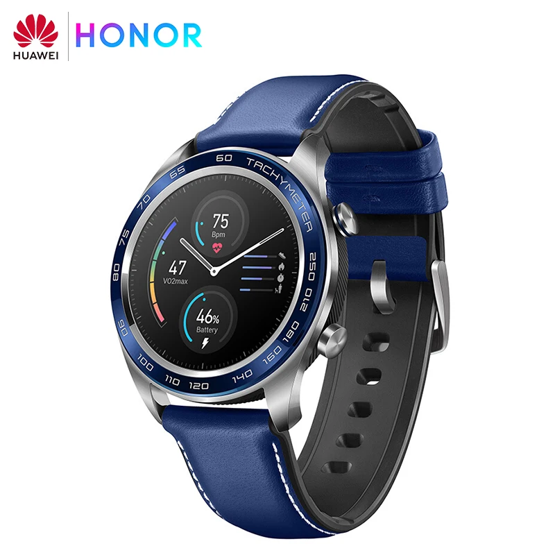 Huawei Honor Watch Magic умные часы NFC gps 5ATM водонепроницаемый трекер сердечного ритма трекер сна работа 7 дней напоминание о сообщениях