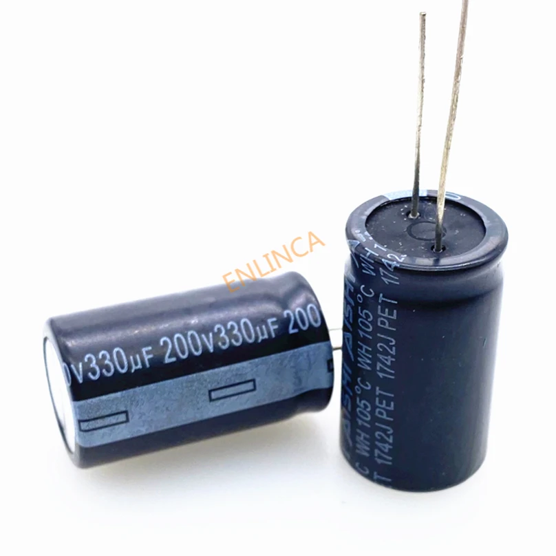

30pcs/lot 330UF 200v 330UF Aluminum Electrolytic Capacitor Size 18*35 T29 20%