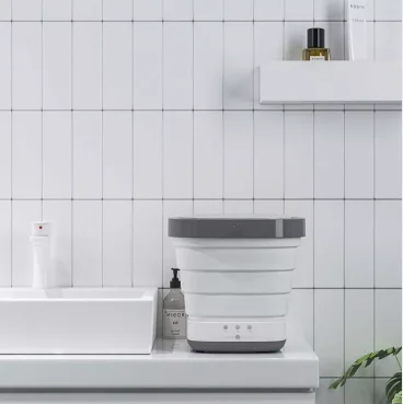 Портативная мини Складная Стиральная машина ведро автоматическая для дома