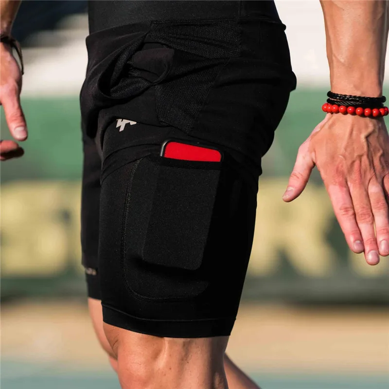 

Summer new running shorts men's gyms fitness fitness training quick-drying casual shorts jogging running sports combo shorts