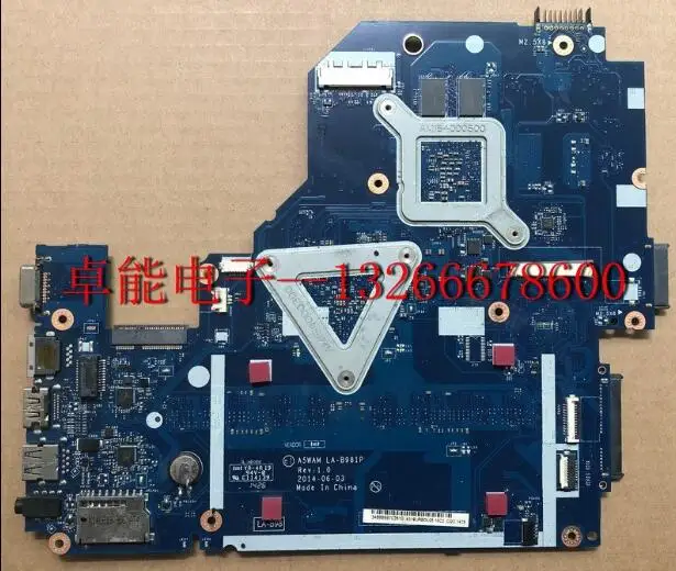 

KEFU A5WAM LA-B981P Motherboard For ACER E5-511 E5-511G Notebook Motherboard NBMQX11005 NB.MQX11.005 100% Test