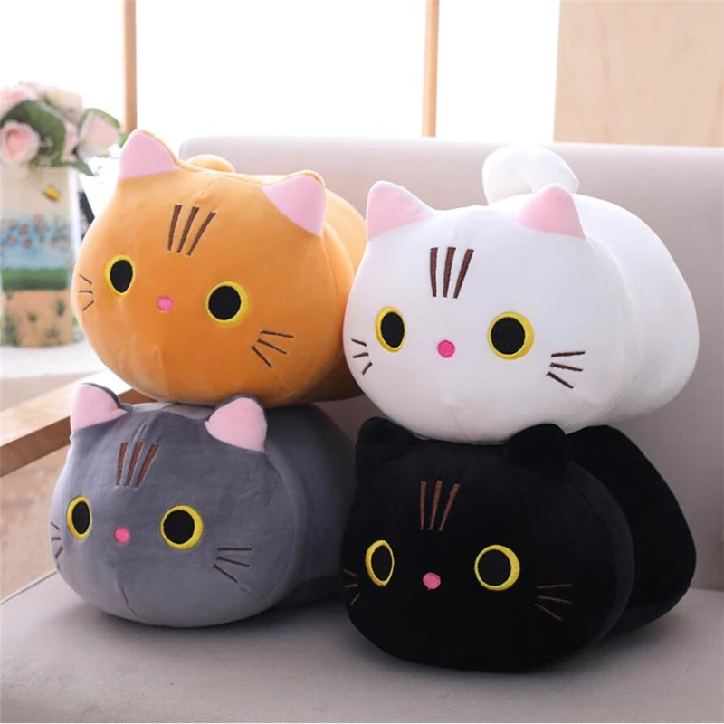 

Stuffed & Plush Animals Cute Soft Cat Plush Pillow Cushion Kawaii Cat Soft Plush Toys Kids Children Birthday Christmas Gift