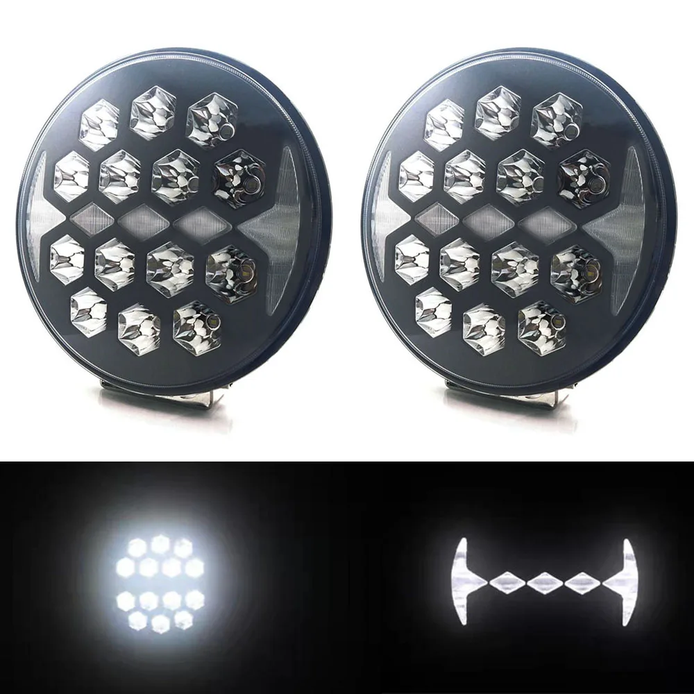 

1Pair 9 Inch Led work lamp driving light 6000K Spot beam Super Bright LED work light for Jeep Wrangler ATV UAZ SUV Offroad 4x4