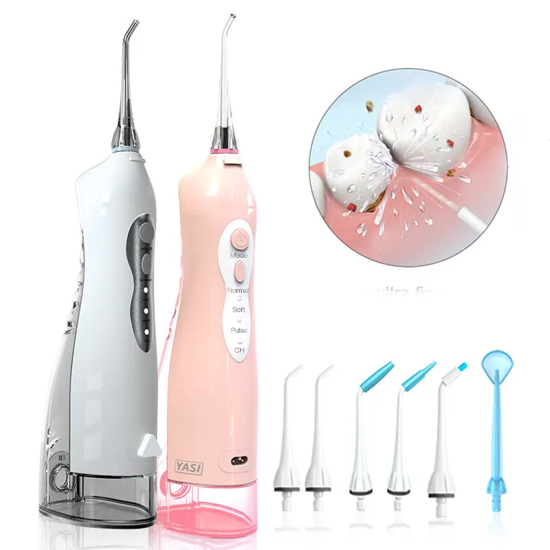 

Electric Oral Irrigator 3 Mode USB Rechargeable Dental Water Flosser Family Travel Use Waterproof Water Jet Floss Teeth Cleaner