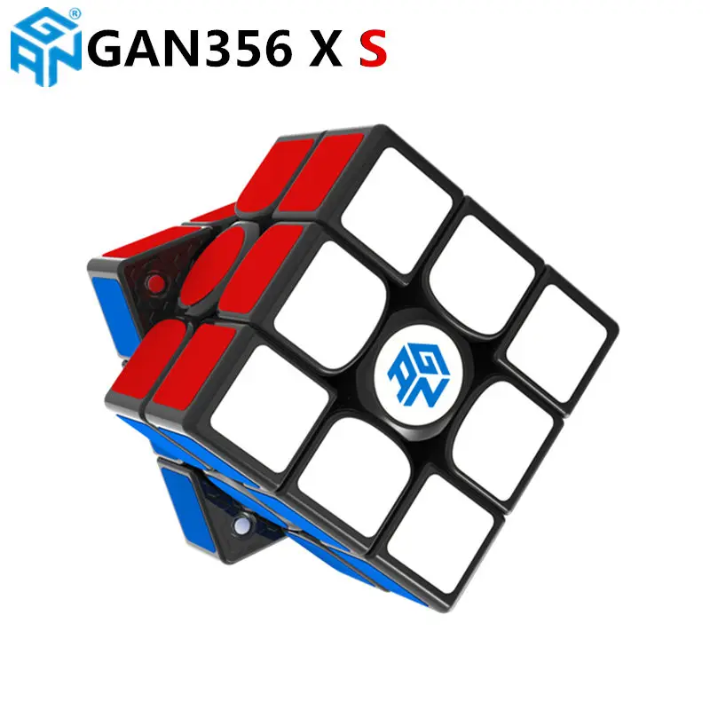 GAN356X S black GAN356 X Магнитный магический скоростной куб GAN356X Профессиональный gans 356X магниты головоломка cubo magico gan 356 X - Цвет: GAN356X S black
