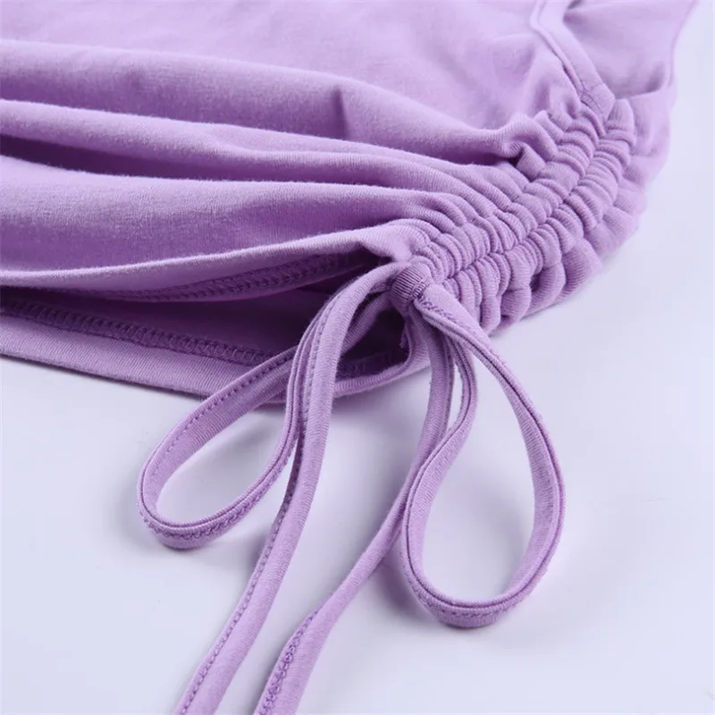 

Summer Women Ladies Streetwear Basic Tops Solid Sleeveless Ruched Bodycon Crop Top Strappy Pullover Vest Tank top Femme Clothes