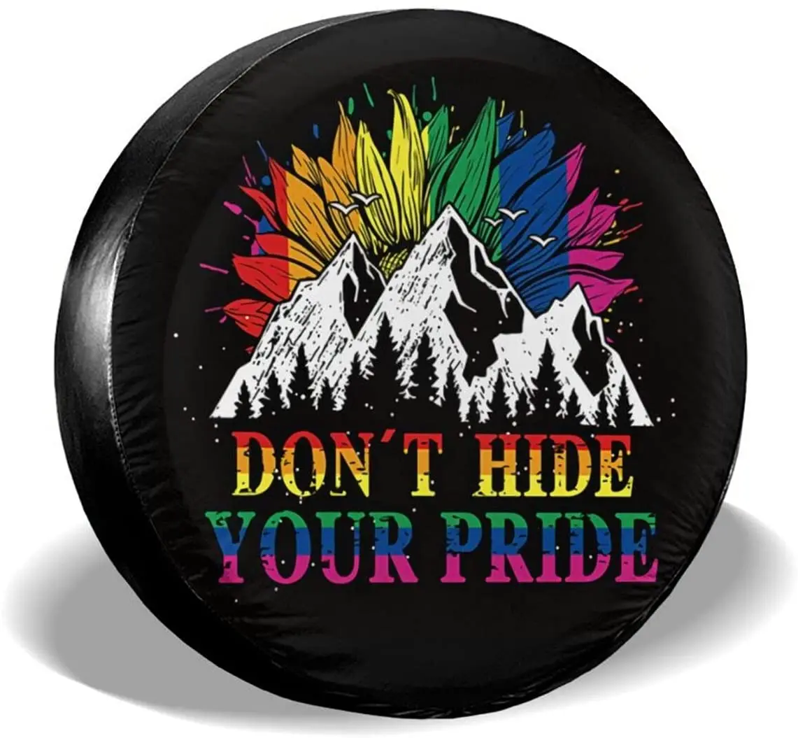 

Don't Hide Your Pride Spare Tire Cover Potable Universal Wheel Covers Powerful Waterproof Tire