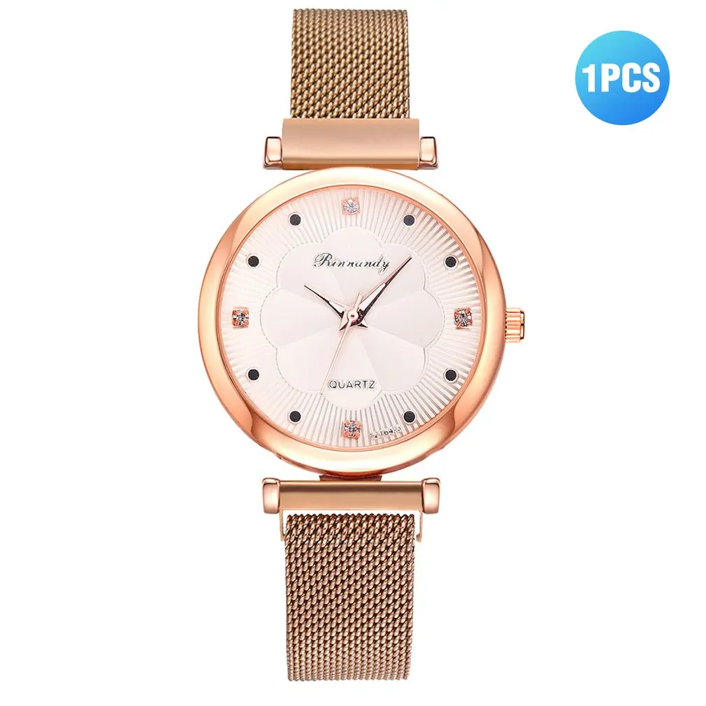 

Hot Sale Classic Women Watch Fashion Wild Watch Milan Magnet Buckle Luxury Fashion Simple Magnet Gradient Luxury Quartz Watch