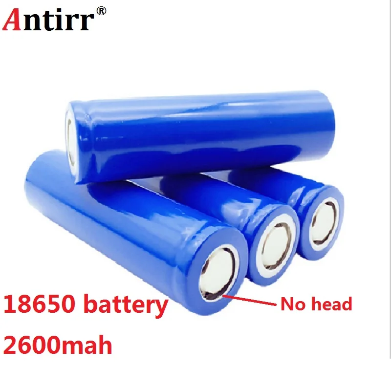 Перезаряжаемая батарея Antirr литий-ионный аккумулятор 18650 2600 мАч 3 7 в ICR18650-26F