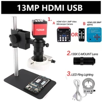 hot sell 38mp 60fps small workbench stand industrial digital camera microscope soldering for phone watch smdsmt repairing