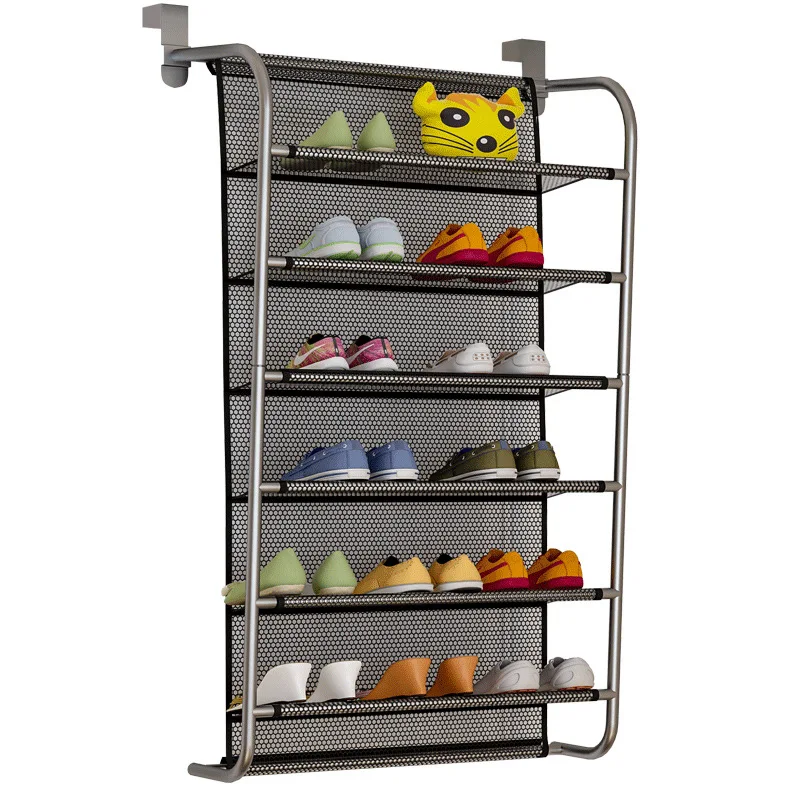 

Shoe Rack Behind The Door, Multi-layer Simple Household Economical Shoe Cabinet, Wall-mounted Dormitory Shoe Rack, Saving Space