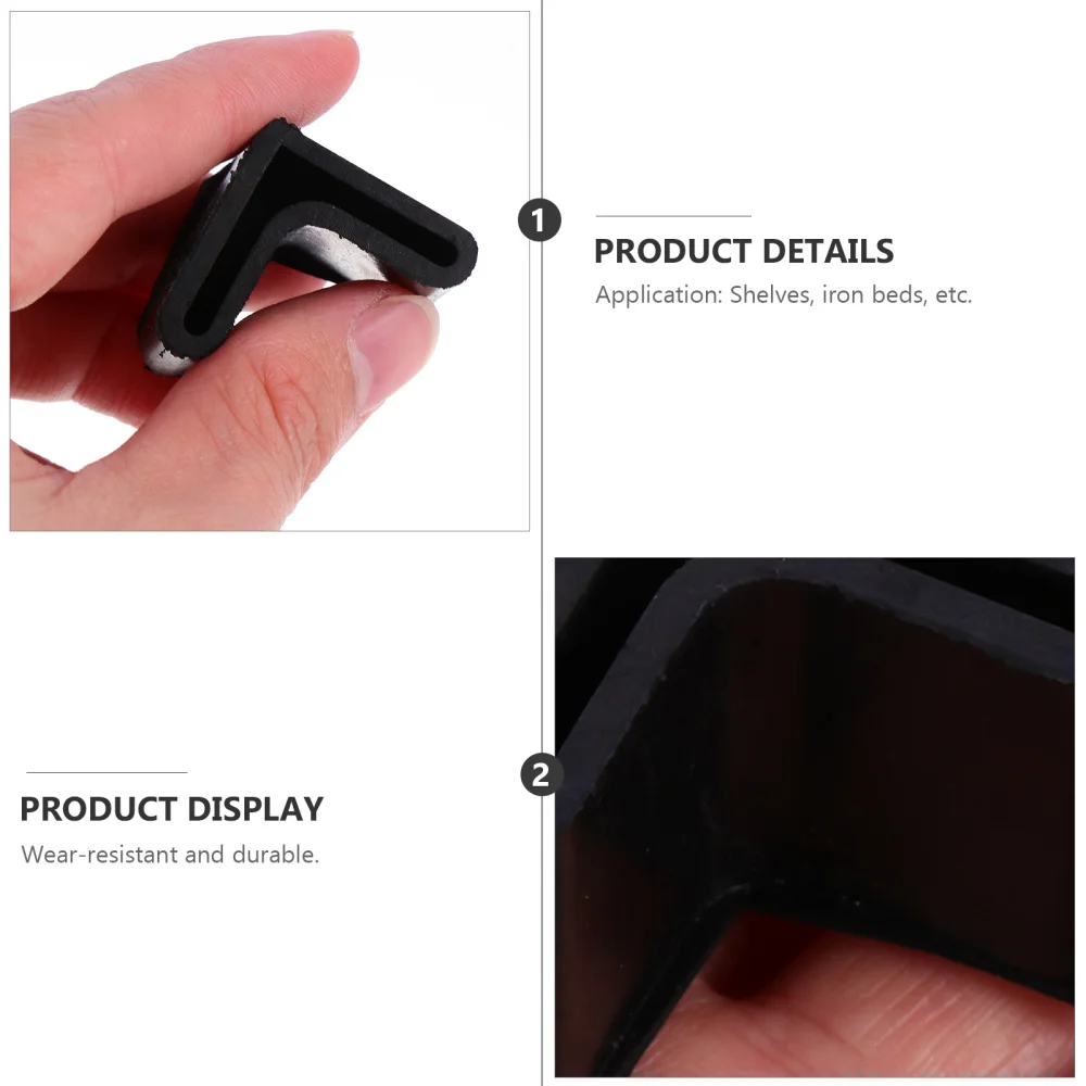 

30pcs Steel Frame Racks Shelves Rubber Feet Covers Food Pad Protector Cover