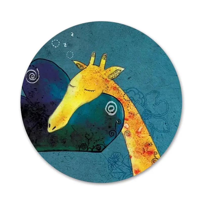 Жираф птица семь звезд Божья коровка собака лиса кухня домашний декор