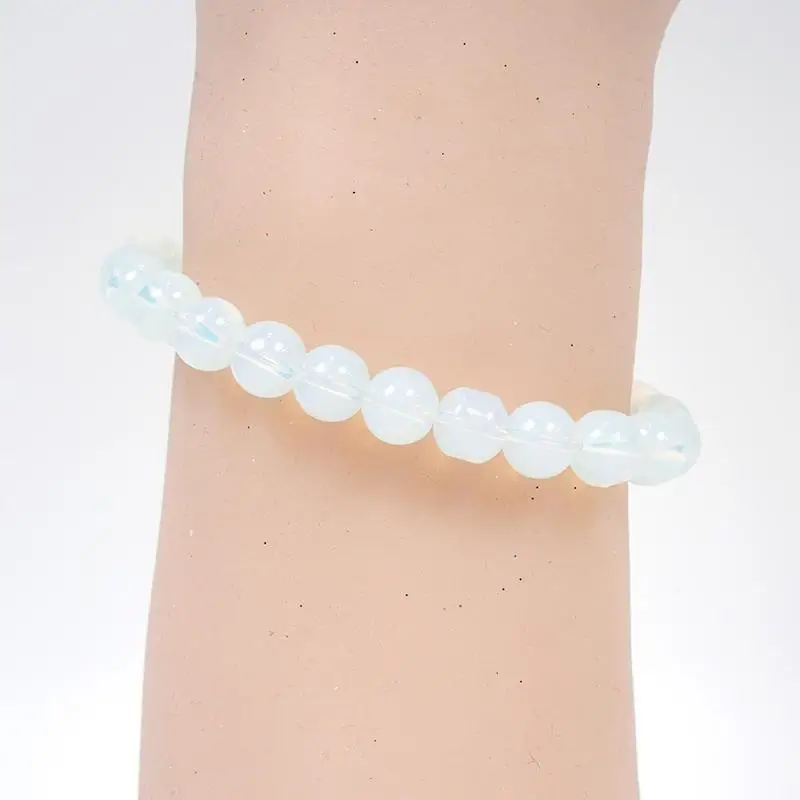 Бусины из натурального камня браслет Будды лунного для йоги Женские Ювелирные