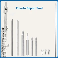 10pcs piccolo repair parts set steel shaft screw repair tools woodwind instrument repair maintenance kit short flute accessories