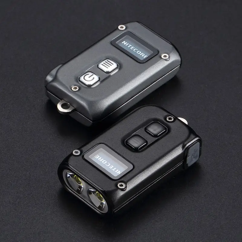 NITECORE TINI2 мини фонарик 500 лм OLED Смарт двухъядерный брелок APC сна Технология