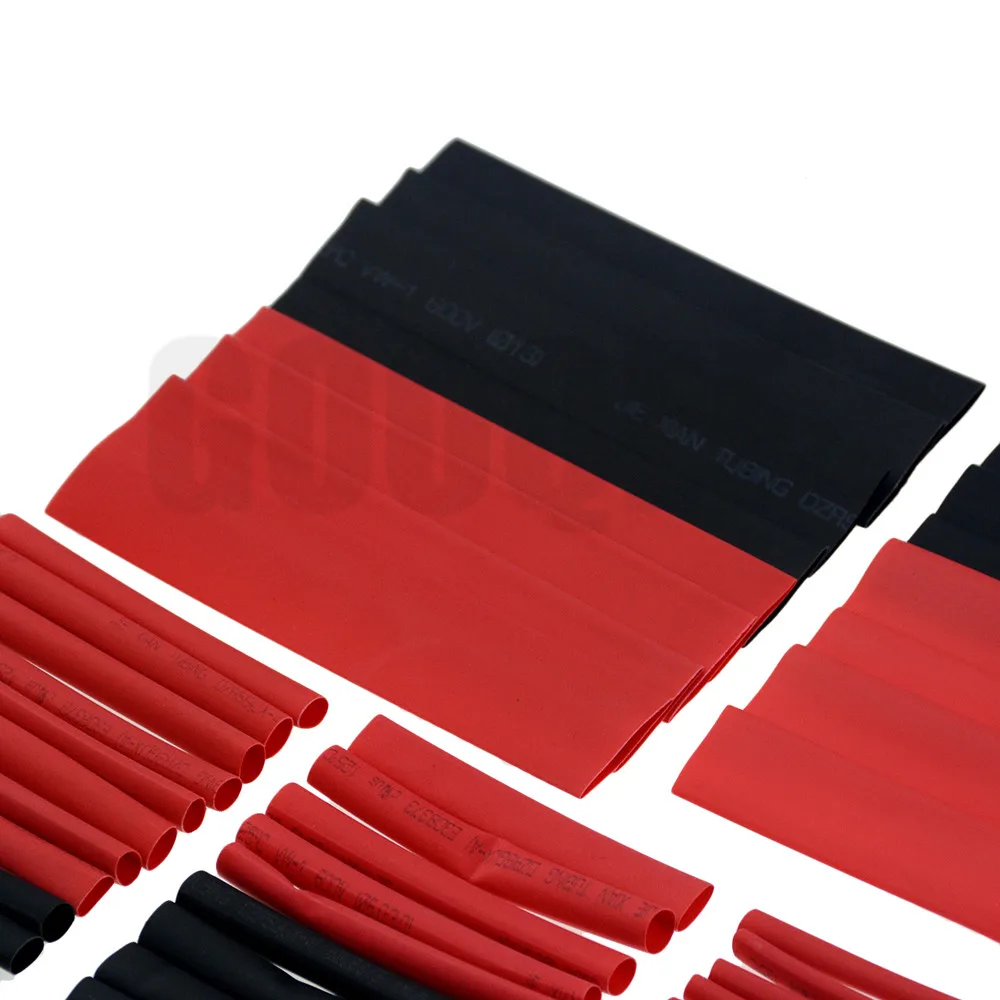 150 шт./лот 2:1 Полиолефиновая термоусадочная трубка Изоляционная для проводов